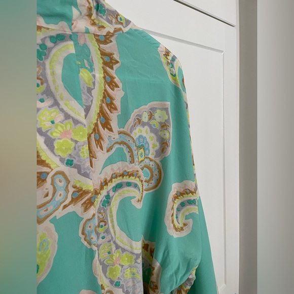 Zara Printed Bow Tie Kimono - Picture 7 of 7